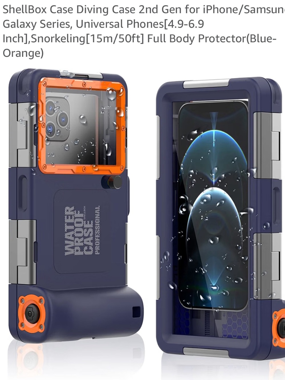 ShellBox Professional Waterproof Diving Phone Case – 2nd Generation